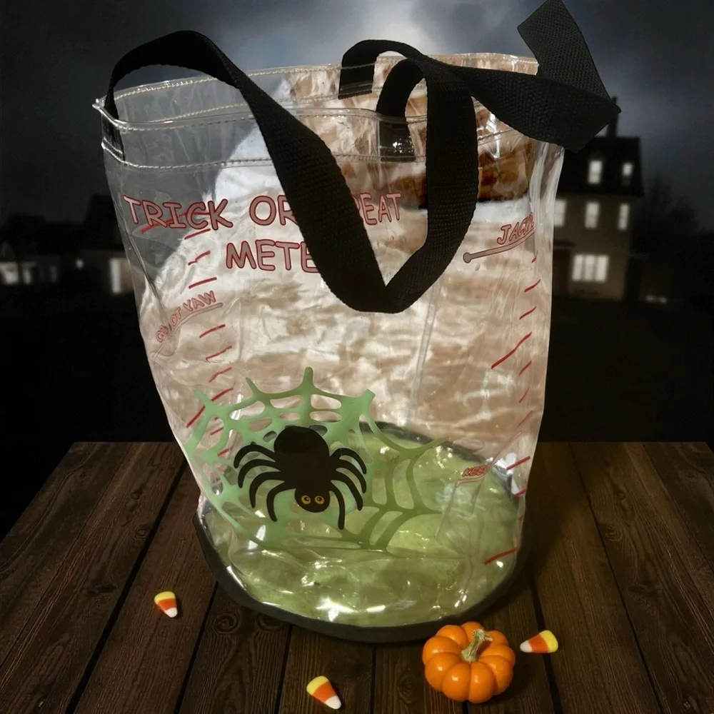 Old navy vintage 2003 trick or treat bag plastic see through Halloween Decor